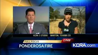 1,000 firefighters try to control Ponderosa Fire
