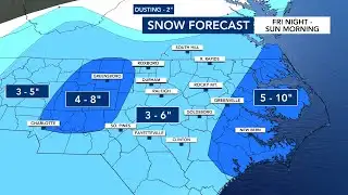 1/29/26 7 p.m. update: How much snow will central NC see this weekend?