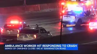 1 arrested for DUI in I-90 crash that injured 2, including EMS worker