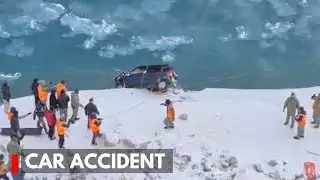 1 Dead, 2 Missing As Car Plunges Into  Zanskar River