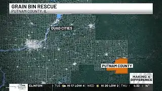 1 dead, another airlifted after attempted grain bin rescue