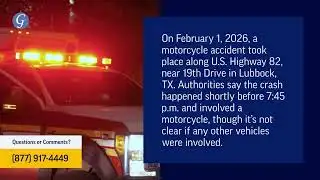 1 Killed, 1 Injured in Motorcycle Accident on U.S. 82 in Lubbock, TX