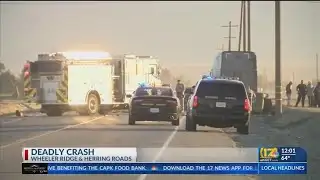 1 killed after trailer collides with 2 vehicles, causes car to catch on fire: CHP