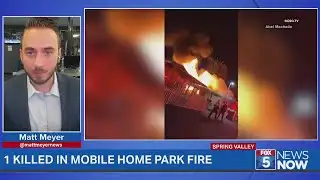 1 Killed In Spring Valley Mobile Home Park Fire