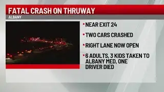 1 killed in Thruway crash at Exit 24