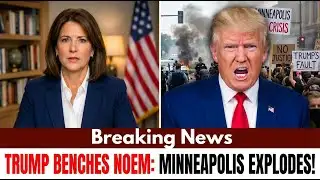 1 MIN AGO: Kristi Noem BENCHED by Trump as Minneapolis Crisis Explodes!