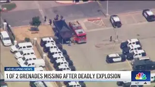 1 of 2 grenades missing after deadly explosion at LASD facility