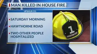 1 person killed in Upshur County house fire