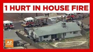 1 with serious injuries after Peoria house fire