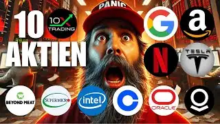 🚨"10 AKTIEN"🔎 Alphabet Amazon Netflix Tesla Palantir Oracle Coinbase Intel Super Micro Beyond Meat