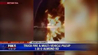 10 car pileup in Newton County