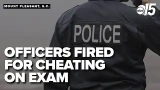 10 officers fired for cheating on exam