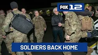 100 Oregon National Guard soldiers return home after Portland deployment attempt