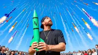 100 Person Rocket Battle