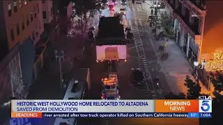 100-year-old WeHo home saved from demolition, moved to Altadena