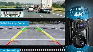 📱🚘 11" Wireless Apple CarPlay Screen | Ultra-Slim Touchscreen Car Stereo with 4K Dash Cam & GPS