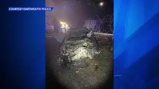 12 NEWS NOW: Driver flees after fiery golf course crash