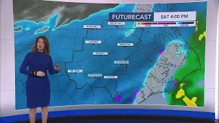 12 p.m. update: Snow moves in the most on Saturday, Jan. 31