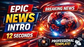 12-Second News Intro Template | Breaking News Opener