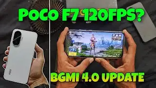 120FPS SCAM WITH POCO USER BGMI 4.0 UPDATE POCO F7 120FPS