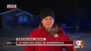 13-year-old boy shot in Sharonville