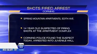 14-year-old suspect arrested in Corning apartment shooting
