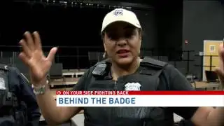 15 minutes behind the badge