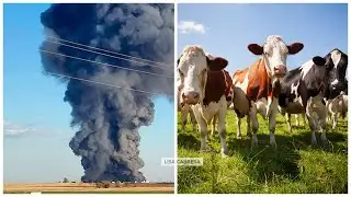 18,000 COWS Lost and One Employee Left Injured: The Devastating Texas Farm Fire