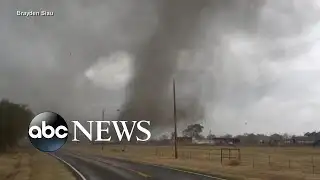 18 Destructive tornadoes rip through South Central US | GMA