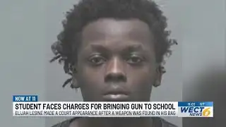 18-year-old arrested after gun found in backpack at New Hanover High School