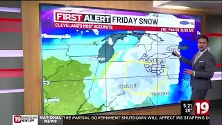 19 First Alert Weather Day Friday: Next system brings snow, arctic cold to follow