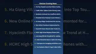 2/3 Vietnam Evening News Summary #Shorts