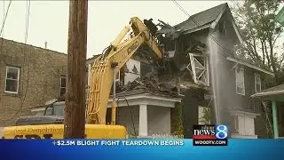 $2.5M blight fight teardown begins