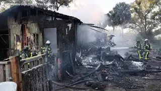 2 families displaced after crews battle separate house fires in Riverview