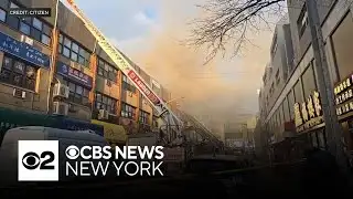 2 firefighters injured in Flushing, Queens, fire