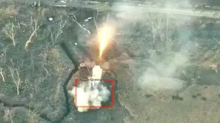 2 FPV Drones destroy a Russian TOS-1A.