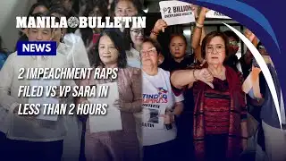 2 impeachment raps filed vs VP Sara in less than 2 hours