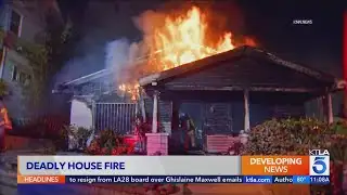 2 killed as early morning fire engulfs Hollywood home
