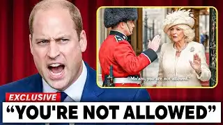 2 MIN AGO: William BLOCKS Camilla