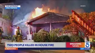 2 people, including teen, killed in Hollywood house fire
