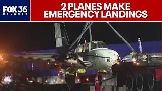 2 small planes make emergency landings on Central Florida roads hours apart