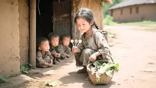 女孩自己撿菜葉吃卻給三個弟弟買糖吃，卻意外被毒暈穿越到20年後！三個弟弟竟都成富豪，爭著把姊姊接回家寵！#反轉  #短劇 #親情