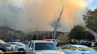 20 people displaced by fire at DeKalb County condo complex, officials say