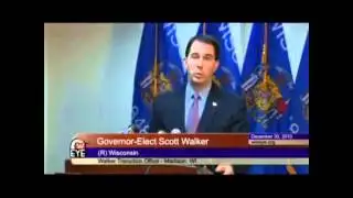 2010 News Conference: Governor-Elect Walker Announces Cabinet