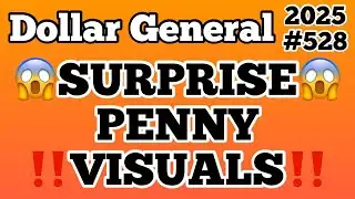2025#528😱Dollar General Couponing‼️SURPRISE PENNIES‼️VISUALS & UPCs‼️MUST WATCH👀👀