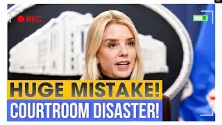 2025 : OOPS! Pam Bondi Makes a BRUTAL Error in Court — Cameras Catch EVERYTHING!
