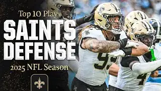 2025 Top 10 Plays | Saints Defense