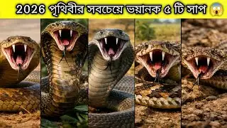 2026 পৃথিবীর সবচেয়ে ভয়ানক ৫ টি সাপ | 5 most dangerous snakes in the world 2026 | Bangla Explain