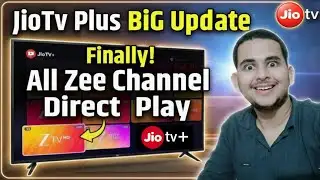2026 में | JioTv Plus BiG News |  All Zee Channel Direct Play Start | JIO SET UP BOX 