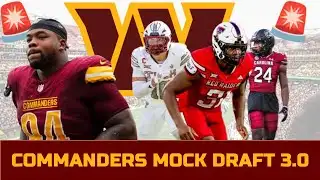 2026 Commanders Mock Draft 3.0 w/ Trades | News & Rumors | Commanders Wire